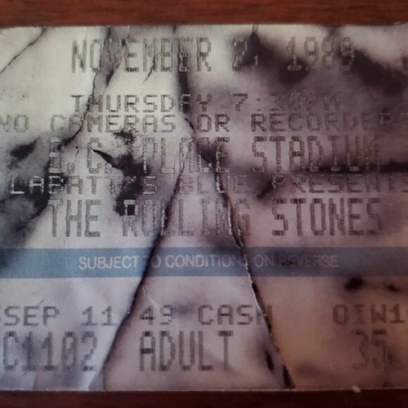 Vintage ROLLING STONES STEEL WHEELS- The Canadian Tour 1989 Concert Tour Program - Picture 11 of 12